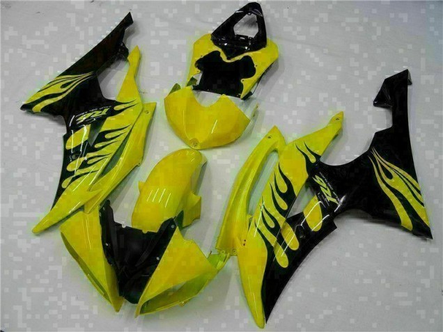 2008-2016 Yellow Black Yamaha YZF R6 Motorcycle Fairing Kits Canada 2008-2016 Yellow Black Yamaha YZF R6 Motorcycle Fairing Kits Canada