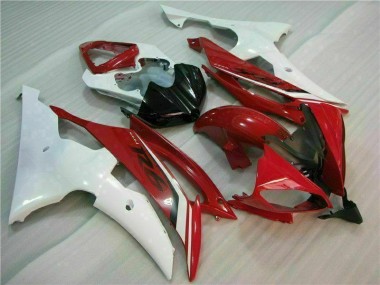 2008-2016 Red White Yamaha YZF R6 Motorbike Fairing Kits Canada