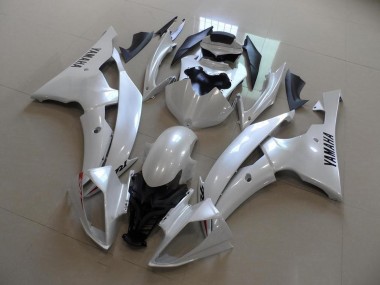 2008-2016 Pearl White OEM Style Yamaha YZF R6 Motorbike Fairing Canada