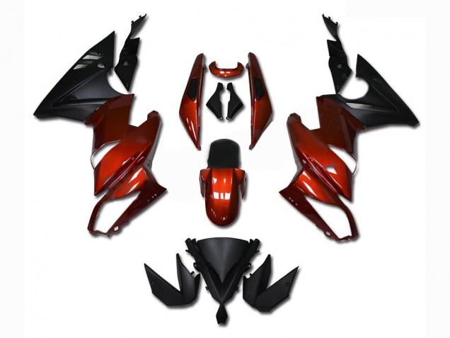 2009-2011 Red Kawasaki EX650 Bike Fairing Canada