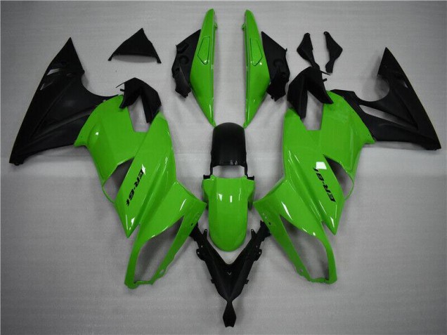 2009-2011 Green Black Kawasaki EX650 Replacement Motorcycle Fairings Canada