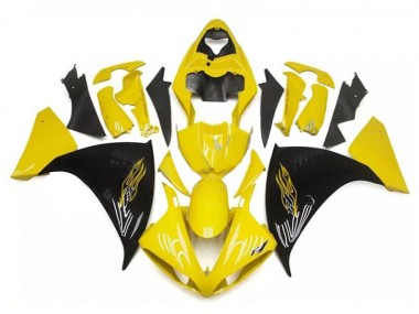 2009-2011 Yellow Black Yamaha YZF R1 Bike Fairings Canada