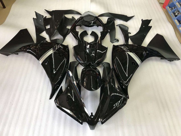 2009-2011 Glossy Black Yamaha YZF R1 Motorcyle Fairings Canada 2009-2011 Glossy Black Yamaha YZF R1 Motorcyle Fairings Canada