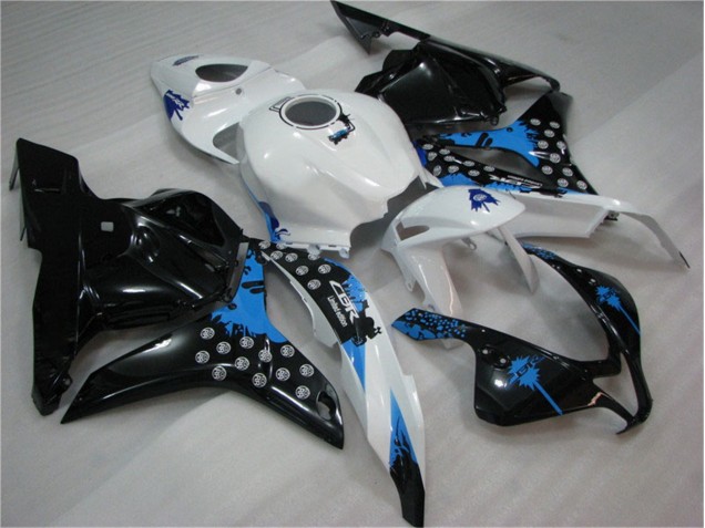 2009-2012 Black White Blue Honda CBR600RR Motor Fairings Canada 2009-2012 Black White Blue Honda CBR600RR Motor Fairings Canada