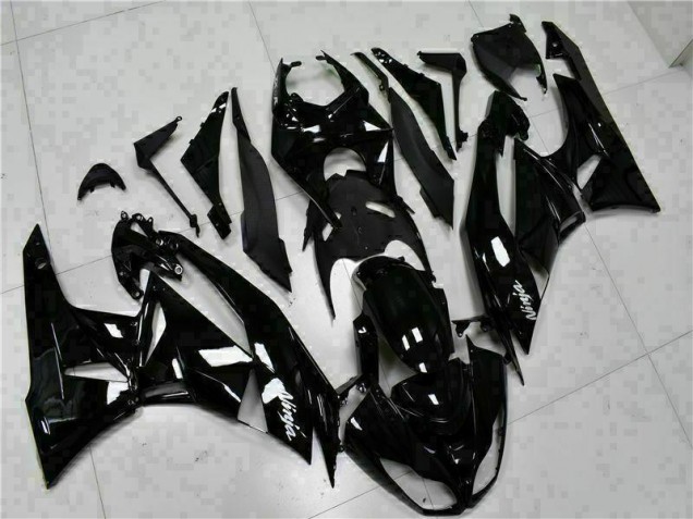 2009-2012 Black White Ninja Kawasaki ZX6R Replacement Fairings Canada 2009-2012 Black White Ninja Kawasaki ZX6R Replacement Fairings Canada