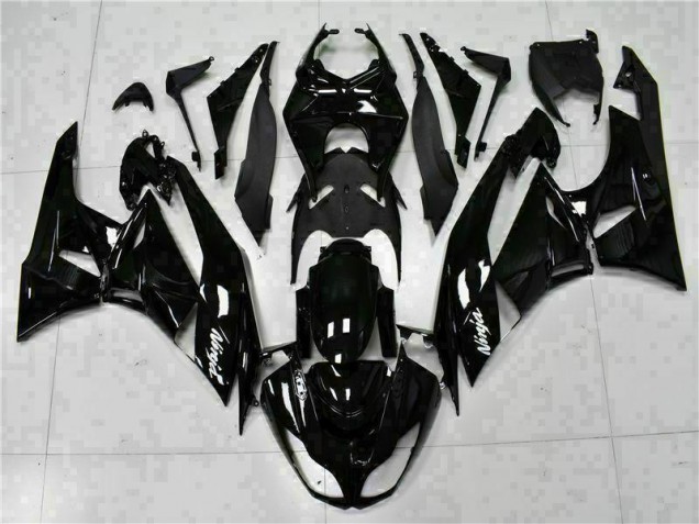 2009-2012 Black White Ninja Kawasaki ZX6R Replacement Fairings Canada 2009-2012 Black White Ninja Kawasaki ZX6R Replacement Fairings Canada