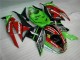 2009-2012 Black Red Green Motorcard Kawasaki ZX6R Motor Fairings Canada 2009-2012 Black Red Green Motorcard Kawasaki ZX6R Motor Fairings Canada