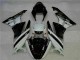 2009-2012 Black White 3M Touch4 Kawasaki ZX6R Motorcycle Fairing Kits Canada