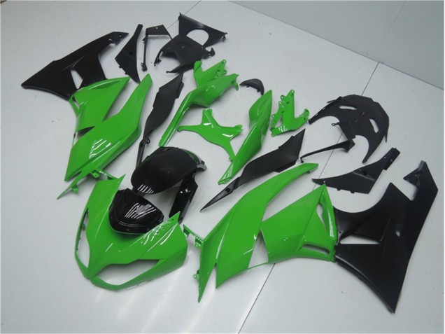 2009-2012 Green Black Kawasaki ZX6R Replacement Motorcycle Fairings Canada