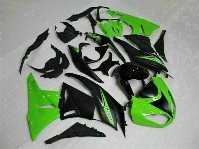 2009-2012 Black Green 636 Kawasaki ZX6R Motorcycle Bodywork Canada