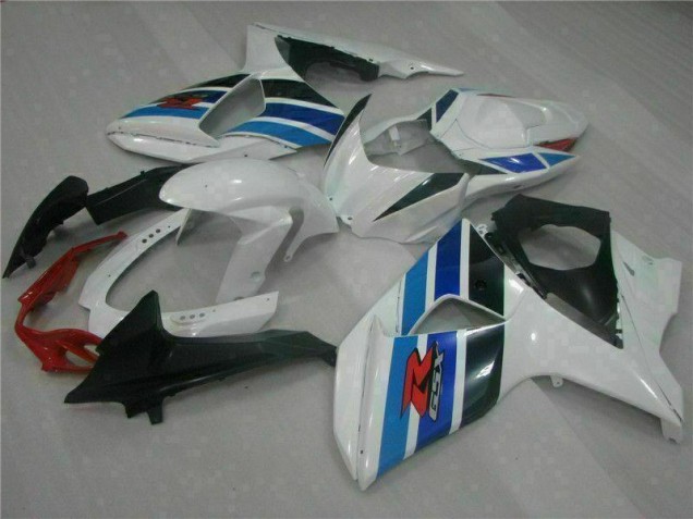 2009-2016 White Suzuki GSXR1000 Motorcycle Fairings Canada