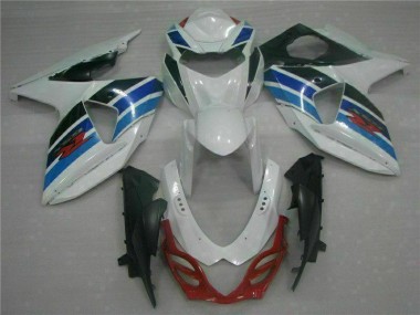 2009-2016 White Suzuki GSXR1000 Motorcycle Fairings Canada