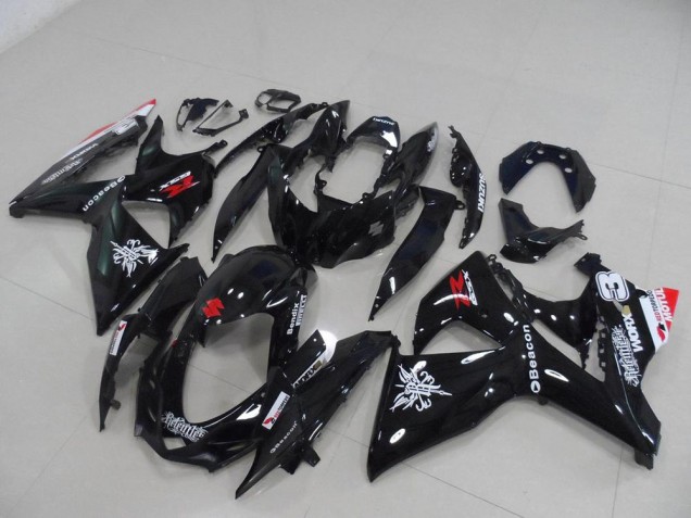 2009-2016 Black Beacon Suzuki GSXR 1000 K9 Motorcycle Fairing Kit Canada 2009-2016 Black Beacon Suzuki GSXR 1000 K9 Motorcycle Fairing Kit Canada