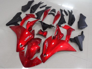 2011-2013 Red Matte Black Honda CBR250RR Motorcyle Fairings Canada
