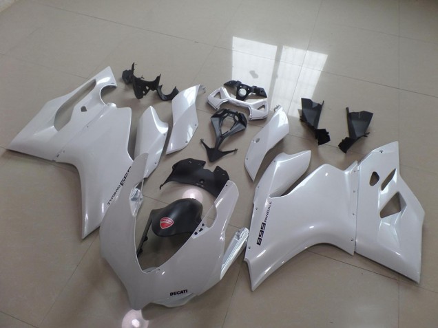 2011-2014 Pearl White Ducati 1199 Motorcycle Fairing Kit Canada 2011-2014 Pearl White Ducati 1199 Motorcycle Fairing Kit Canada