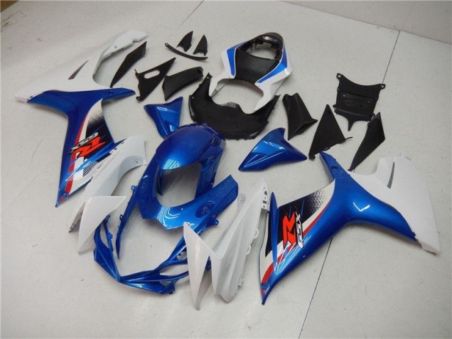 2011-2021 Blue White Suzuki GSXR 600/750 Motorcycle Replacement Fairings Canada 2011-2021 Blue White Suzuki GSXR 600/750 Motorcycle Replacement Fairings Canada