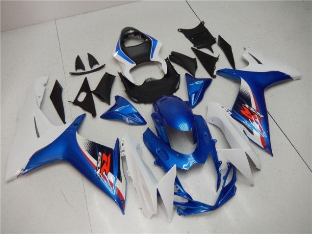 2011-2021 Blue White Suzuki GSXR 600/750 Motorcycle Replacement Fairings Canada 2011-2021 Blue White Suzuki GSXR 600/750 Motorcycle Replacement Fairings Canada