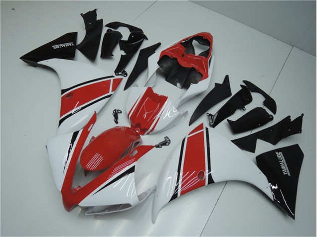 2012-2014 White Red Black Yamaha YZF R1 Motorcylce Fairings Canada 2012-2014 White Red Black Yamaha YZF R1 Motorcylce Fairings Canada