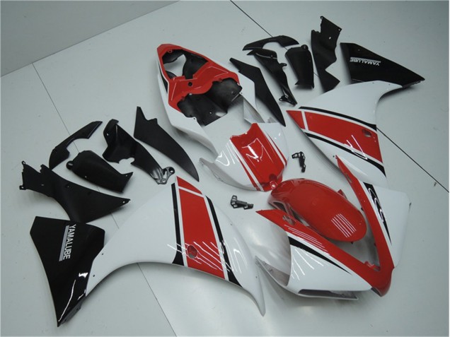 2012-2014 White Red Black Yamaha YZF R1 Motorcylce Fairings Canada 2012-2014 White Red Black Yamaha YZF R1 Motorcylce Fairings Canada