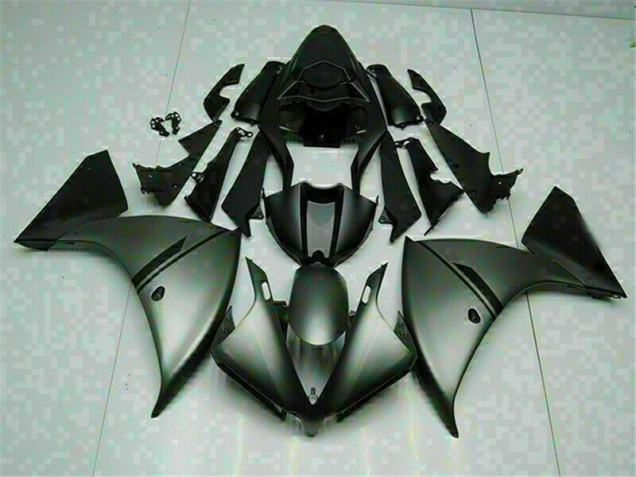 2012-2014 Grey Black Yamaha YZF R1 Moto Fairings Canada 2012-2014 Grey Black Yamaha YZF R1 Moto Fairings Canada