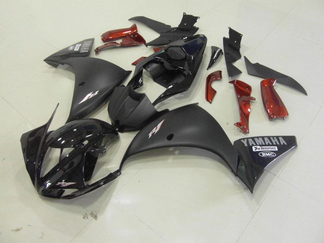 2012-2014 Matte Black Yamaha YZF R1 Motorcylce Fairings Canada 2012-2014 Matte Black Yamaha YZF R1 Motorcylce Fairings Canada
