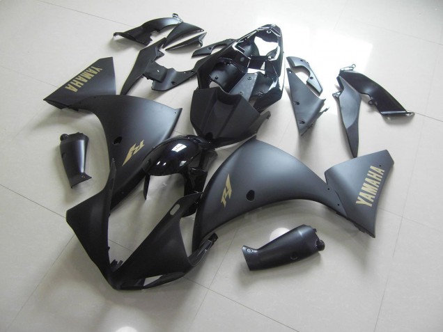 2012-2014 Matte Black Gold Sticker Yamaha YZF R1 Motor Bike Fairings Canada