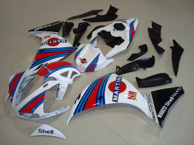 2012-2014 White Black Martini Yamaha YZF R1 Replacement Fairings Canada 2012-2014 White Black Martini Yamaha YZF R1 Replacement Fairings Canada