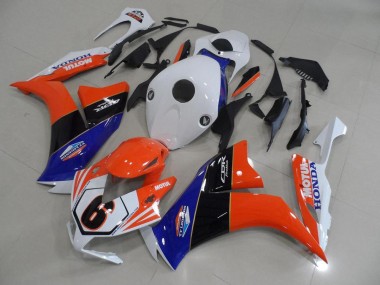 2012-2016 Orange White TT Legend Honda CBR1000RR Motorcylce Fairings Canada