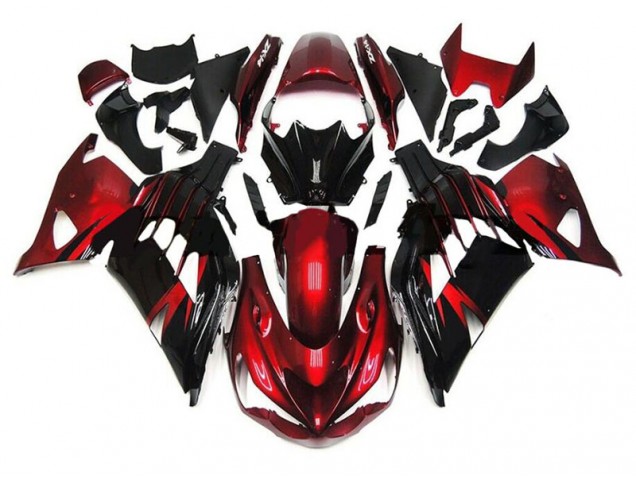 2012-2021 Red Black Kawasaki ZX14R ZZR1400 Motorbike Fairings Canada 2012-2021 Red Black Kawasaki ZX14R ZZR1400 Motorbike Fairings Canada
