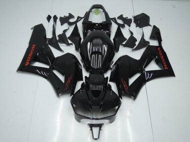 2013-2021 Glossy Black with Red Sticker Honda CBR600RR Motorcycle Fairings Kit Canada
