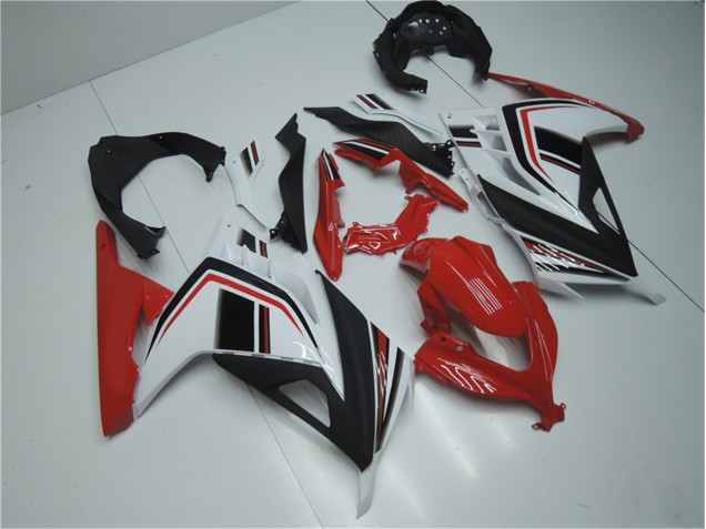2013-2016 Red White Black Kawasaki EX300 Motorbike Fairing Canada 2013-2016 Red White Black Kawasaki EX300 Motorbike Fairing Canada