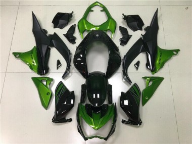 2013-2016 Green Black Kawasaki Z800 Motorbike Fairing Kits Canada