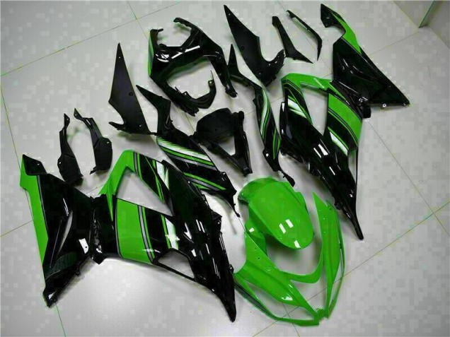 2013-2018 Black Green Kawasaki ZX6R Motor Fairings Canada 2013-2018 Black Green Kawasaki ZX6R Motor Fairings Canada