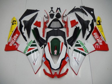 2009-2015 White Red Alitalia Aprilia RSV4 Replacement Fairings Canada