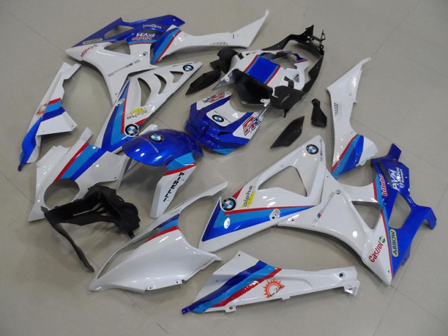 2009-2014 Blue White BMW S1000RR Motorcycle Fairing Kit Canada 2009-2014 Blue White BMW S1000RR Motorcycle Fairing Kit Canada
