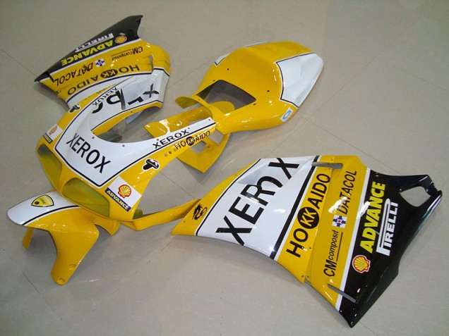 1993-2005 Yellow White Xerox Ducati 748 916 996 996S Replacement Motorcycle Fairings Canada 1993-2005 Yellow White Xerox Ducati 748 916 996 996S Replacement Motorcycle Fairings Canada