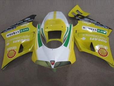 1993-2005 Yellow Shell Info Strrda Ducati 748 Motorbike Fairing Canada