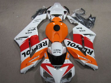 2004-2005 White Orange Repsol Honda CBR1000RR Moto Fairings Canada