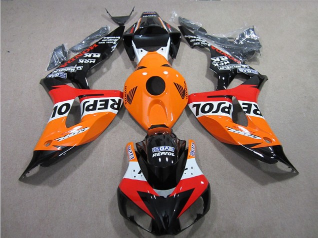 2006-2007 Orange Repsol Honda CBR1000RR Motorcyle Fairings Canada