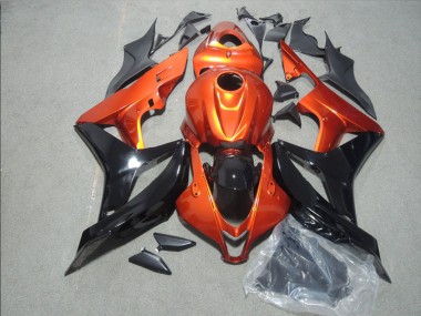 2007-2008 Orange Black Honda CBR600RR Motorbike Fairing Canada