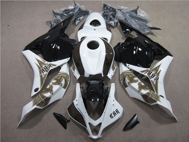 2009-2012 Black White Honda CBR600RR Bike Fairing Kit Canada