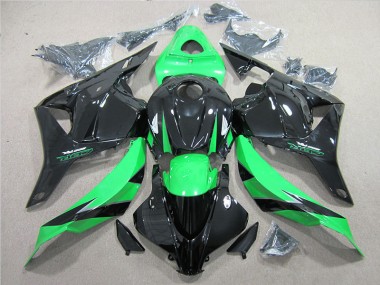 2009-2012 Black Green Honda CBR600RR Moto Fairings Canada