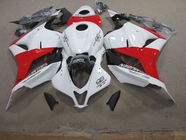 2009-2012 White Red Honda CBR600RR Motorcycle Fairing Kits Canada