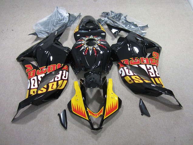 2009-2012 Black Yellow Honda CBR600RR Motorcycle Fairing Canada 2009-2012 Black Yellow Honda CBR600RR Motorcycle Fairing Canada