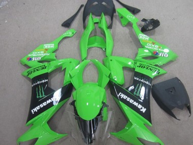 2008-2010 Green Black Monster Kawasaki ZX10R Motor Bike Fairings Canada