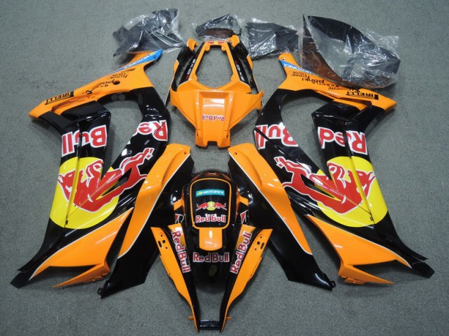 2011-2015 Black Orange Red Bull Kawasaki ZX10R Replacement Fairings Canada