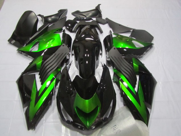 2006-2011 Black Green Kawasaki ZX14R ZZR1400 Motorcycle Fairings Canada 2006-2011 Black Green Kawasaki ZX14R ZZR1400 Motorcycle Fairings Canada