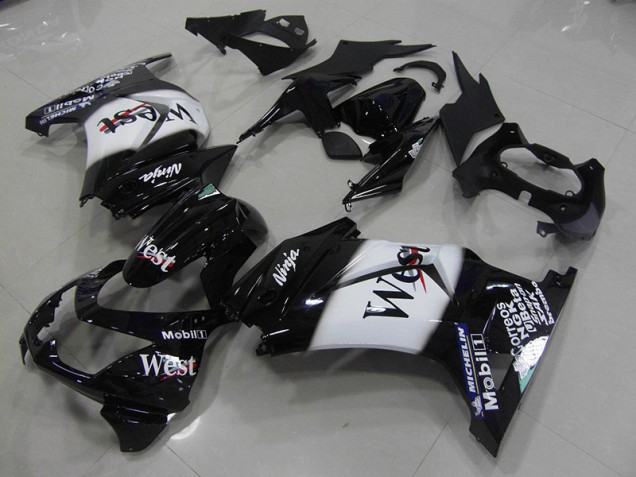 2008-2012 Black West Kawasaki ZX250R Motorcycle Fairing Kits Canada
