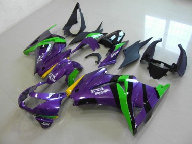 2008-2012 Purple EVA Racing Kawasaki ZX250R Bike Fairing Canada