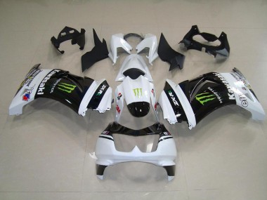 2008-2012 Black White Monster Kawasaki ZX250R Motorbike Fairing Canada